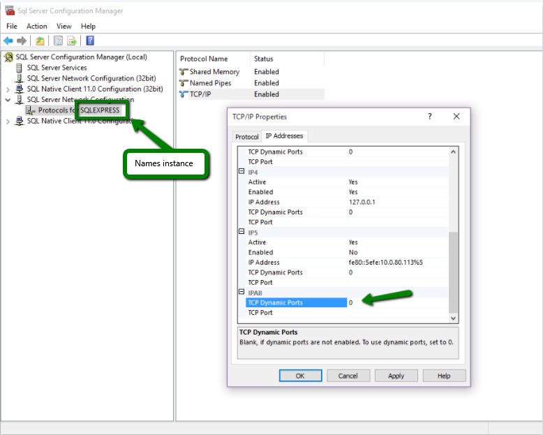 Establishing connection to Microsoft SQL Server