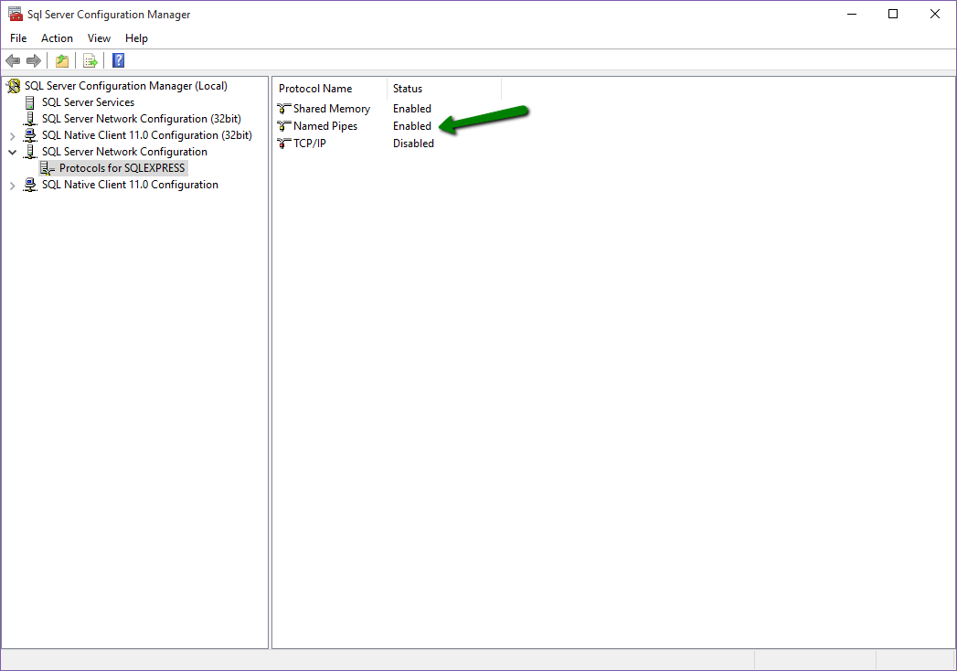 Establishing connection to Microsoft SQL Server
