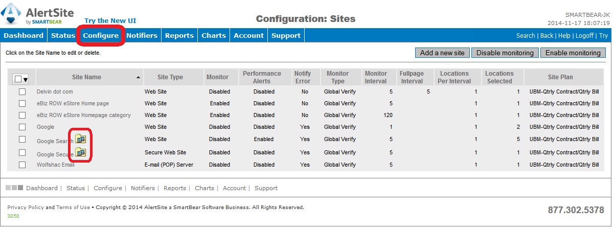 Creating and Managing Recipient Groups / Notifier Groups at AlertSite