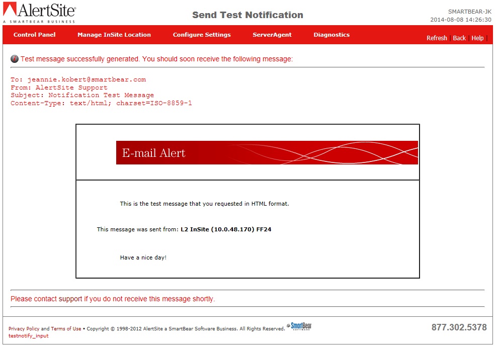 Setting Up a New InSite Appliance