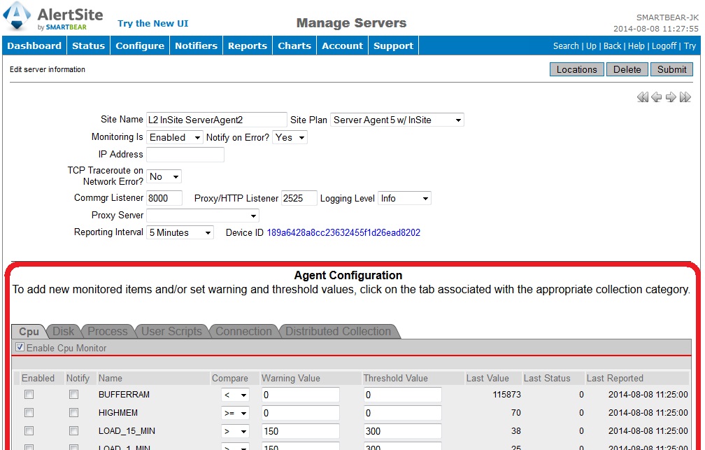Setting Up a New InSite Appliance