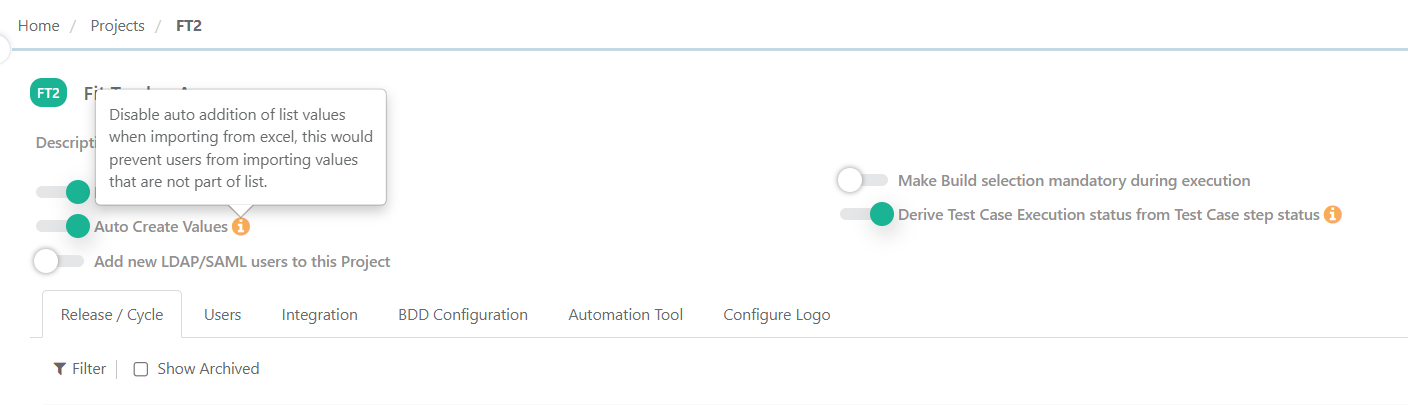 How the option 'Auto Create Values' works?