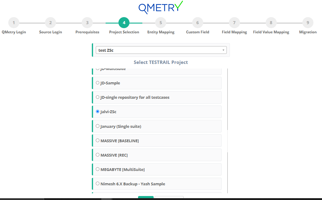 Migrating from TestRail to Zephyr Scale using Migration Tool