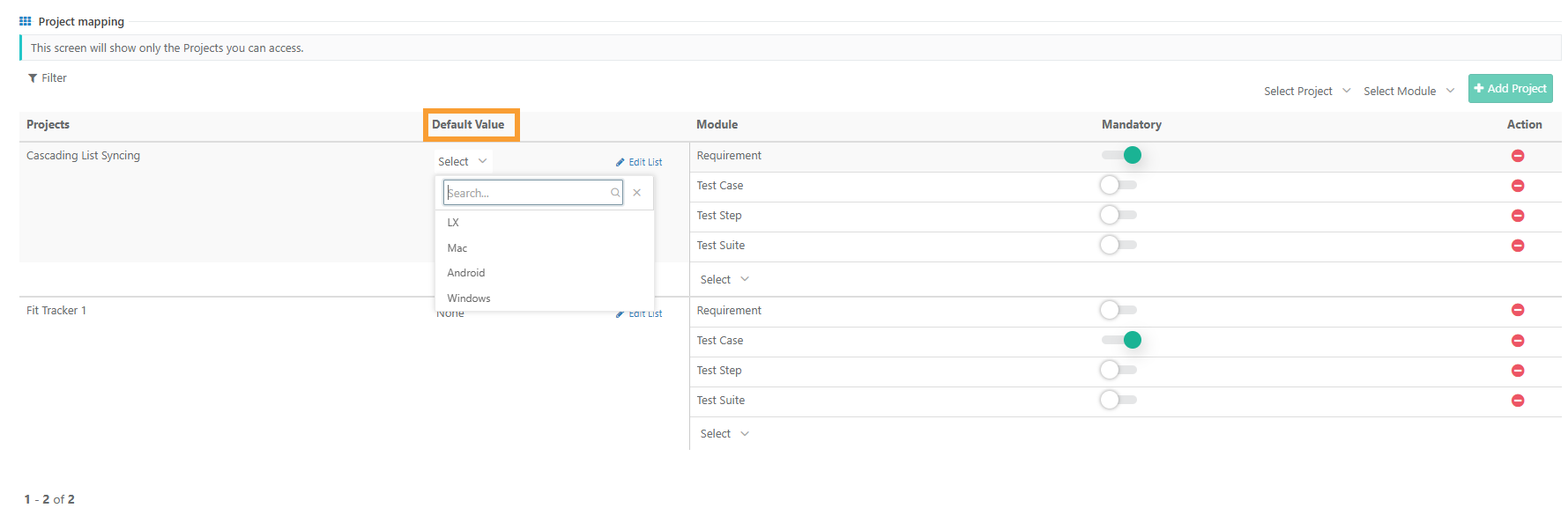 How to update the default value of a custom field?